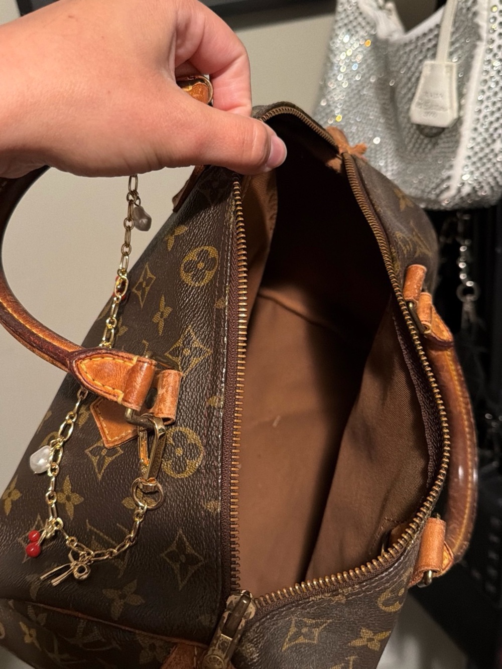90s/2000s  LV MONO SPEEDY - Picture 4 of 8